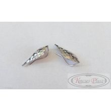 Ezüst fülbevaló modern