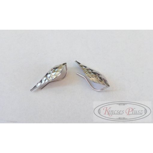Ezüst fülbevaló modern