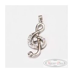 925 ezüst violinkulcs medál