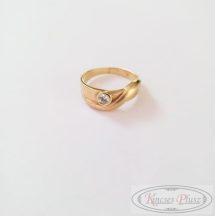 Köves arany gyűrű 54,5-es méret