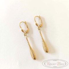 Arany fülbevaló lógós  buzogány