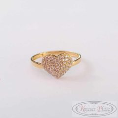 Arany gyűrű 55' szív