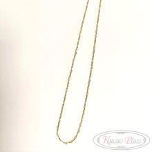 Arany lánc fehér-sárga 45cm