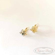 Arany fülbevaló patent záras levél