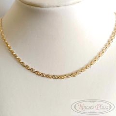 Arany lánc préselt fazon f-s 45cm