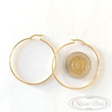 Arany fülbevaló karika 4,2cm átmérő