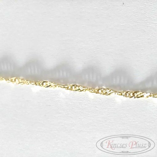 Arany karlánc csavart 19cm