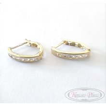 Arany fülbevaló francia kapcsos