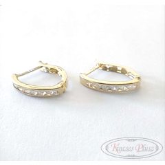 Arany fülbevaló francia kapcsos