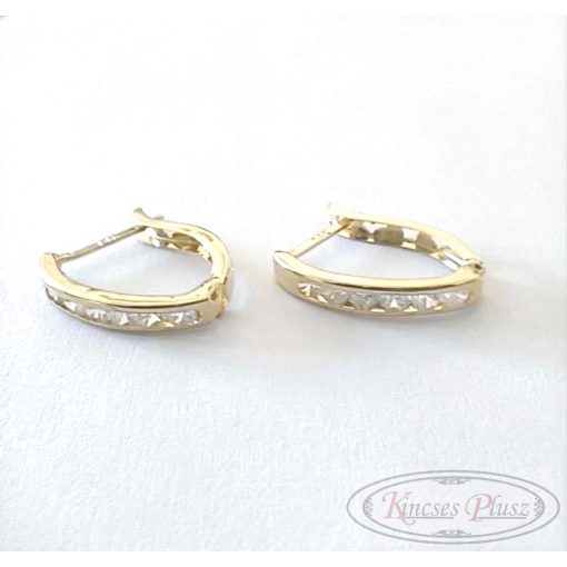 Arany fülbevaló francia kapcsos