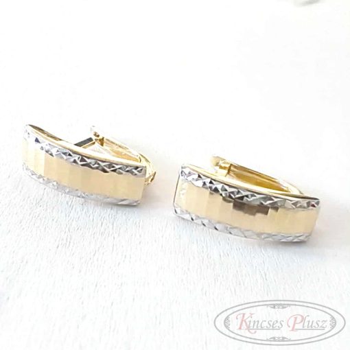 Arany fülbevaló francia kapcsos
