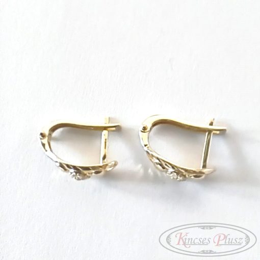 Arany fülbevaló francia kapcsos