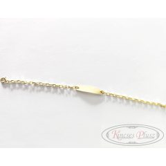 Arany karlánc bébi lapkás