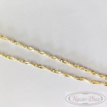 Arany lánc csavart 50cm