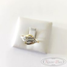 Arany gyűrű 62' fehér-sárga