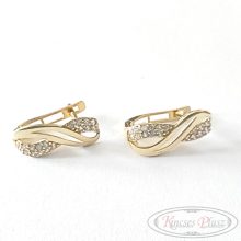 Arany fülbevaló végtelen jeles