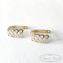 Arany fülbevaló végtelen jeles