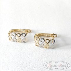 Arany fülbevaló végtelen jeles