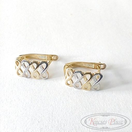 Arany fülbevaló végtelen jeles