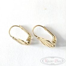 Arany fülbevaló patent záras