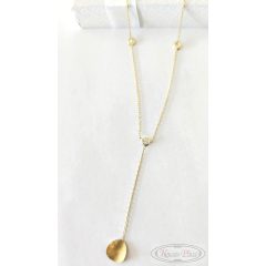Arany lánc divatos 49cm