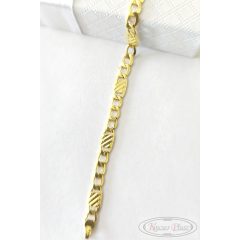 Arany karlánc fantázia fazon  20cm