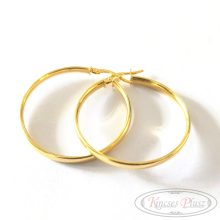Arany fülbevaló karika átmérő 3,3cm