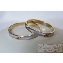 Arany karikagyűrű kétszínű